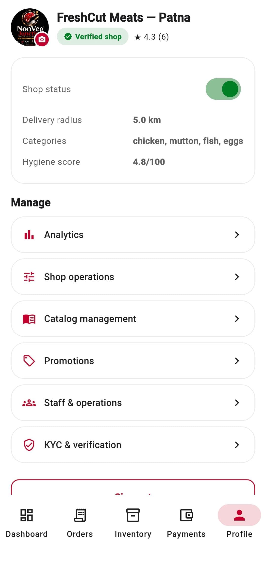 NonVeg Junction screenshot 5
